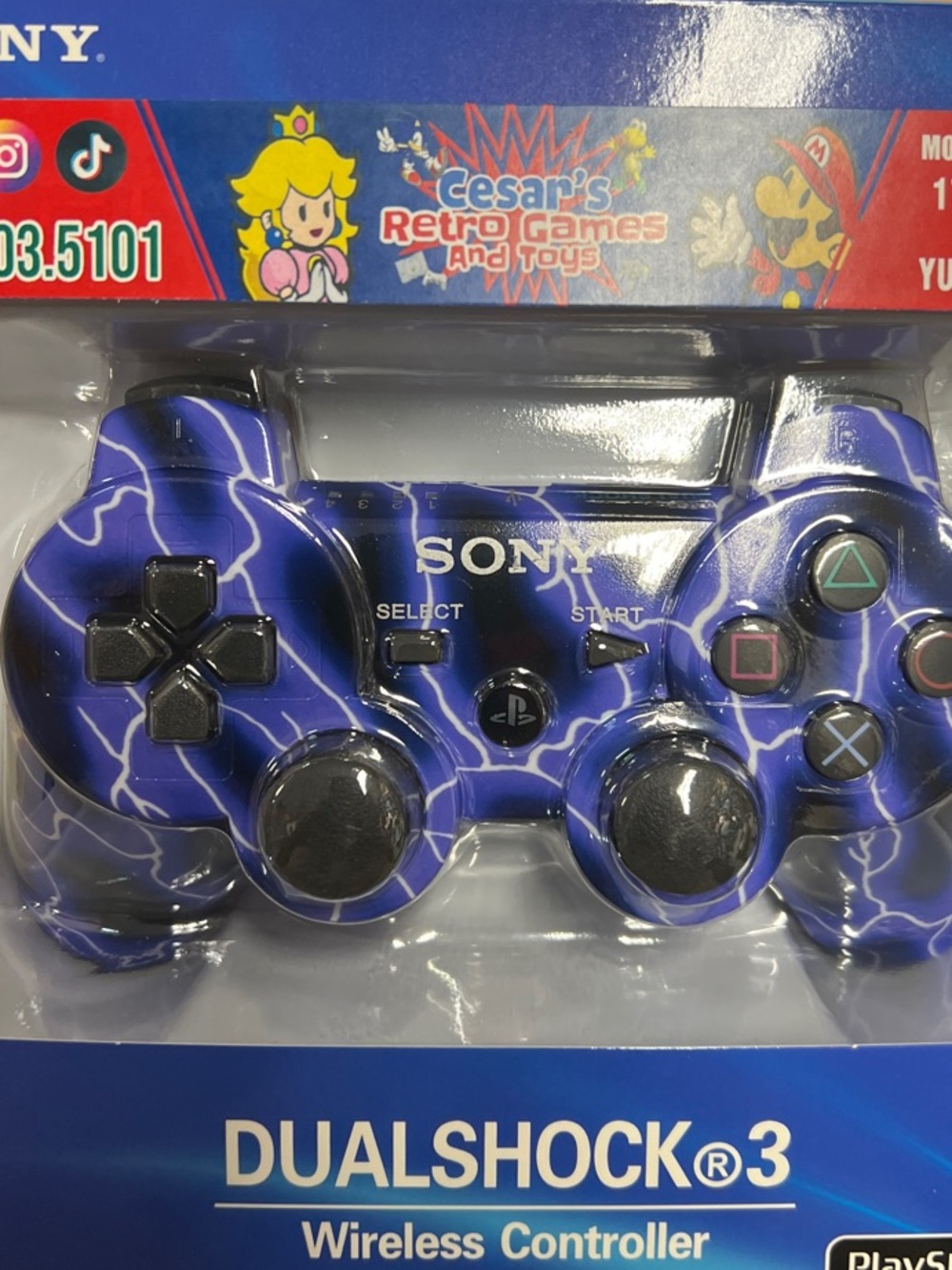 Sony DualShock 3 Wireless Controller - Electric Blue